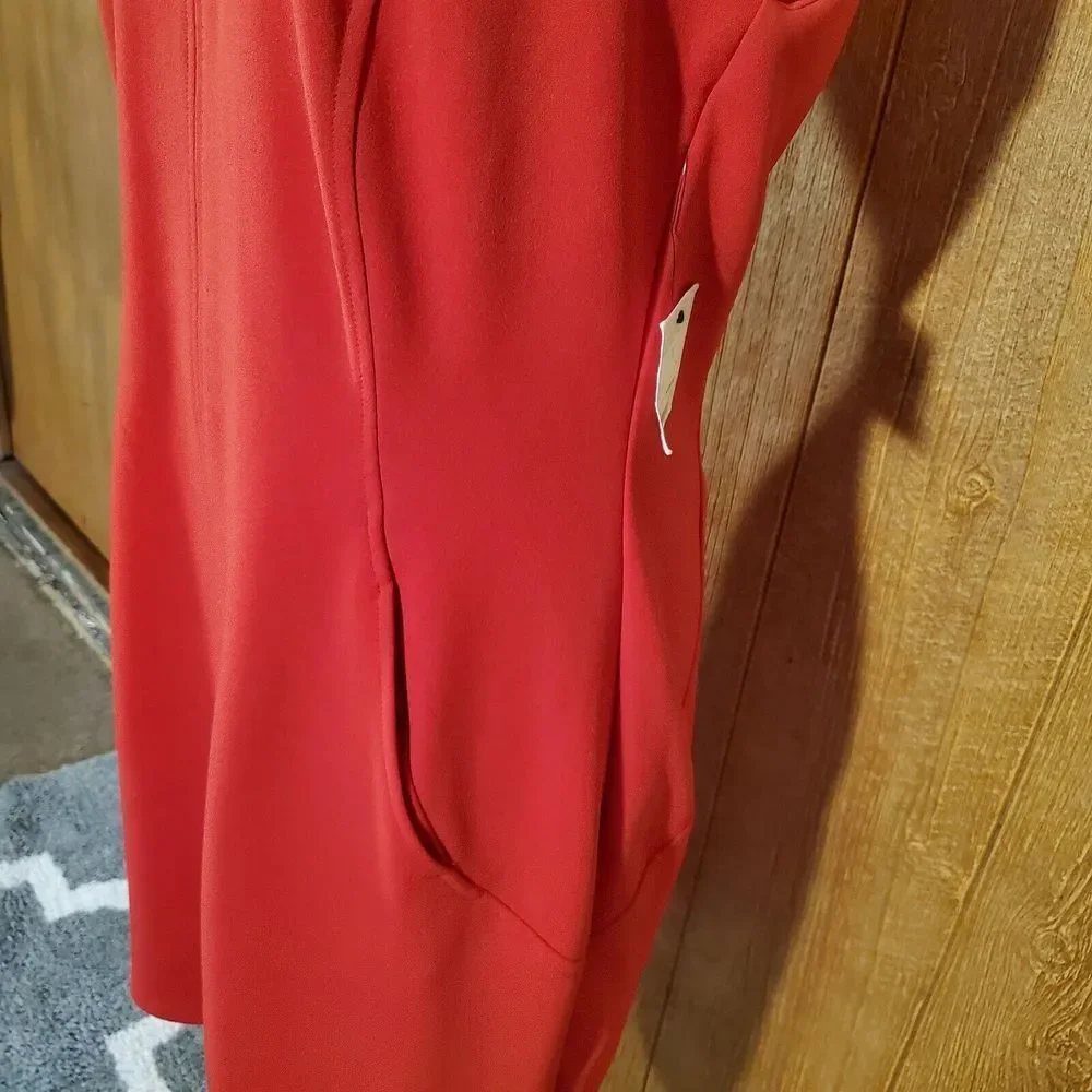 Liz Claiborne Sleeveless Seamed Front Sheath Dress Ladies Size 12 - Picture 3 of 9